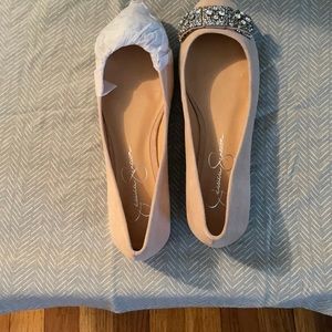 Jessica Simpson Genevia Bush Lux Suede Flats